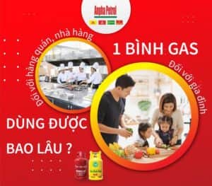 Bình gas sử dụng được bao lâu