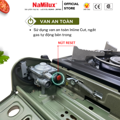 Bếp Gas Mini Eco Siêu Bền NaMilux PL1911PF - Ảnh 4
